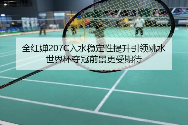 全红婵207C入水稳定性提升引领跳水世界杯夺冠前景更受期待